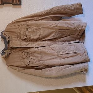 Mens American Eagle Coat with Grey Hoddie XLT